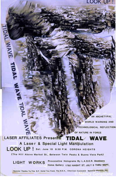 Tidal Wave Poster by Nancy Gorglione & Greg Cherry